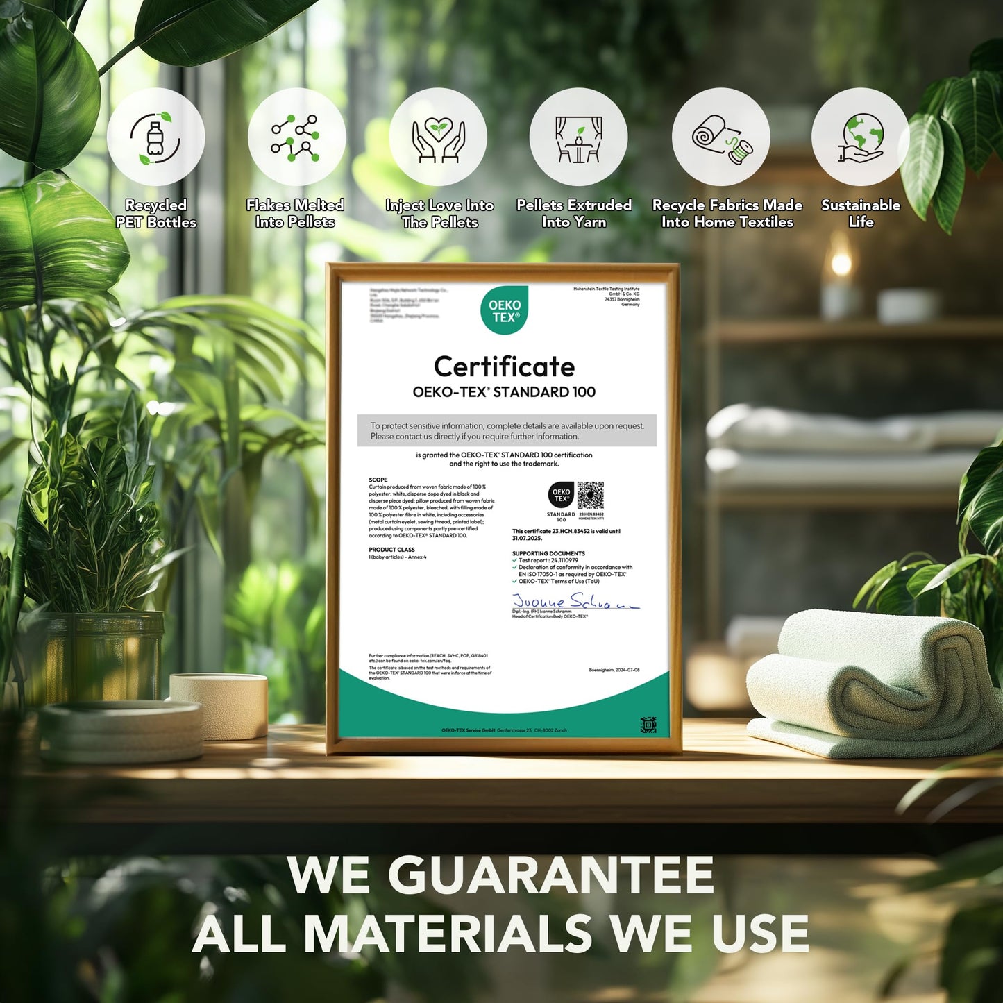 Deconovo Verdunklungsvorhänge 2er Set – Ösenvorhänge 175 x 140 cm, Dunkelgrau